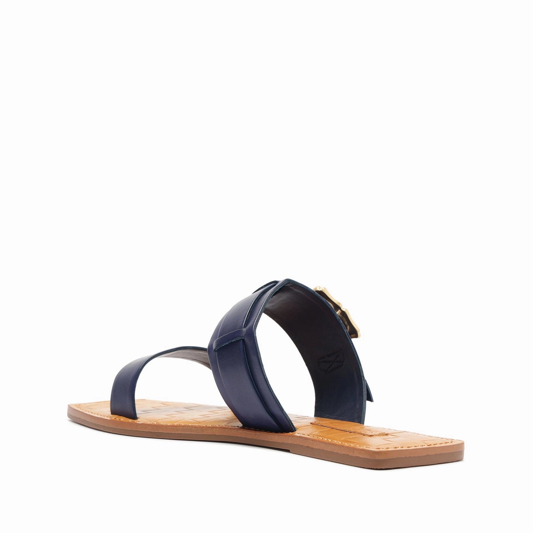 Forward-Looking Fit Relaxed Refinement Enola Double Leather Sandal