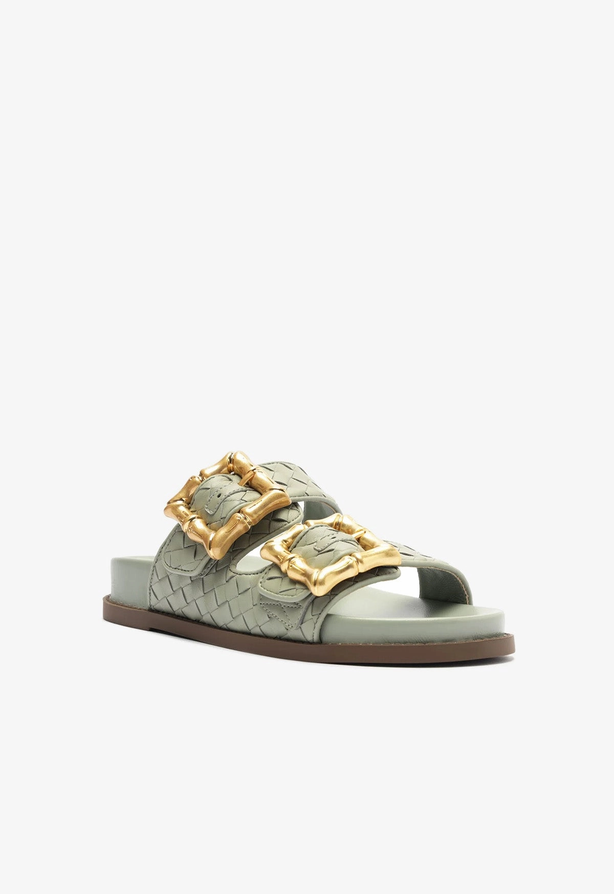 Contemporary Vibes Shift Your Gear Enola Green Sporty Sandal