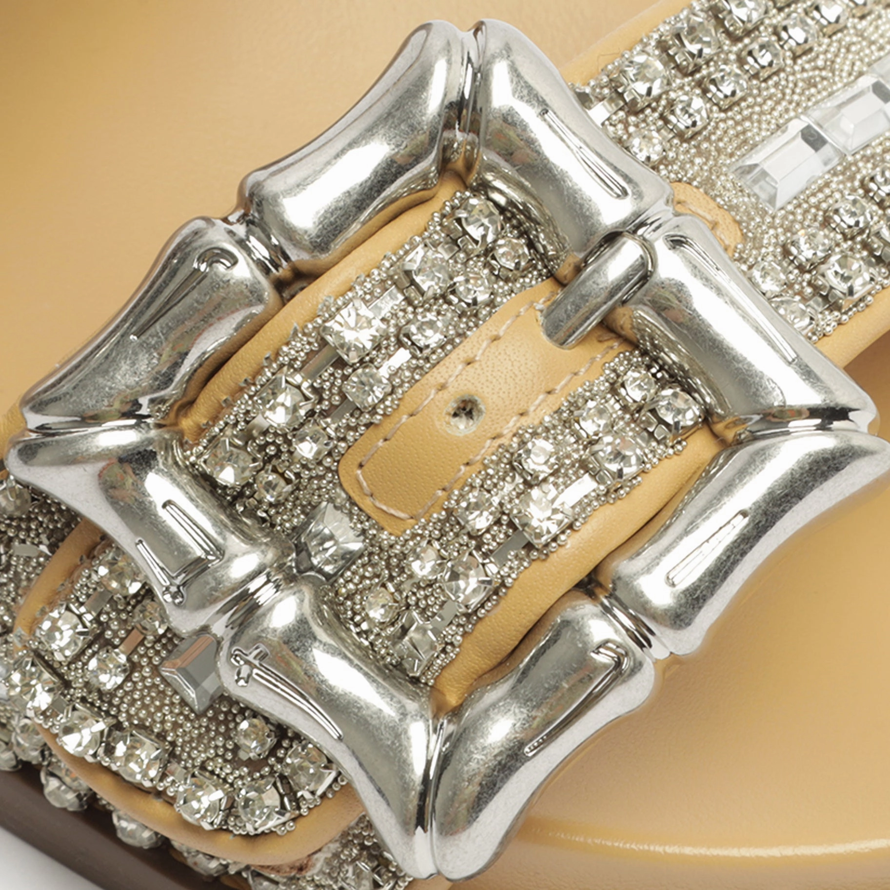 Enola Shine Sporty Leather Sandal Refined Comfort