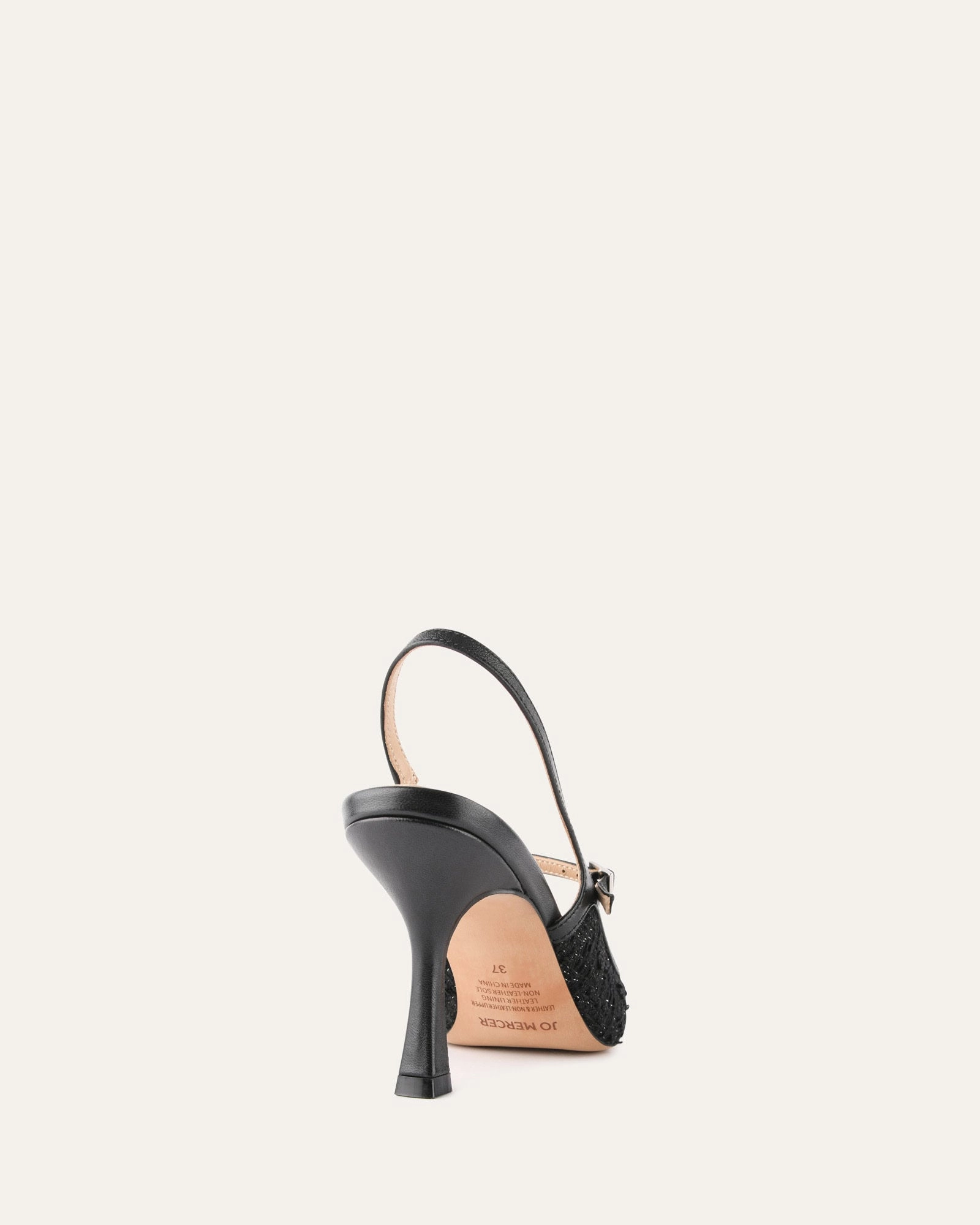 Feel The Flow Easy Essential Ascot High Heels Black Tweed