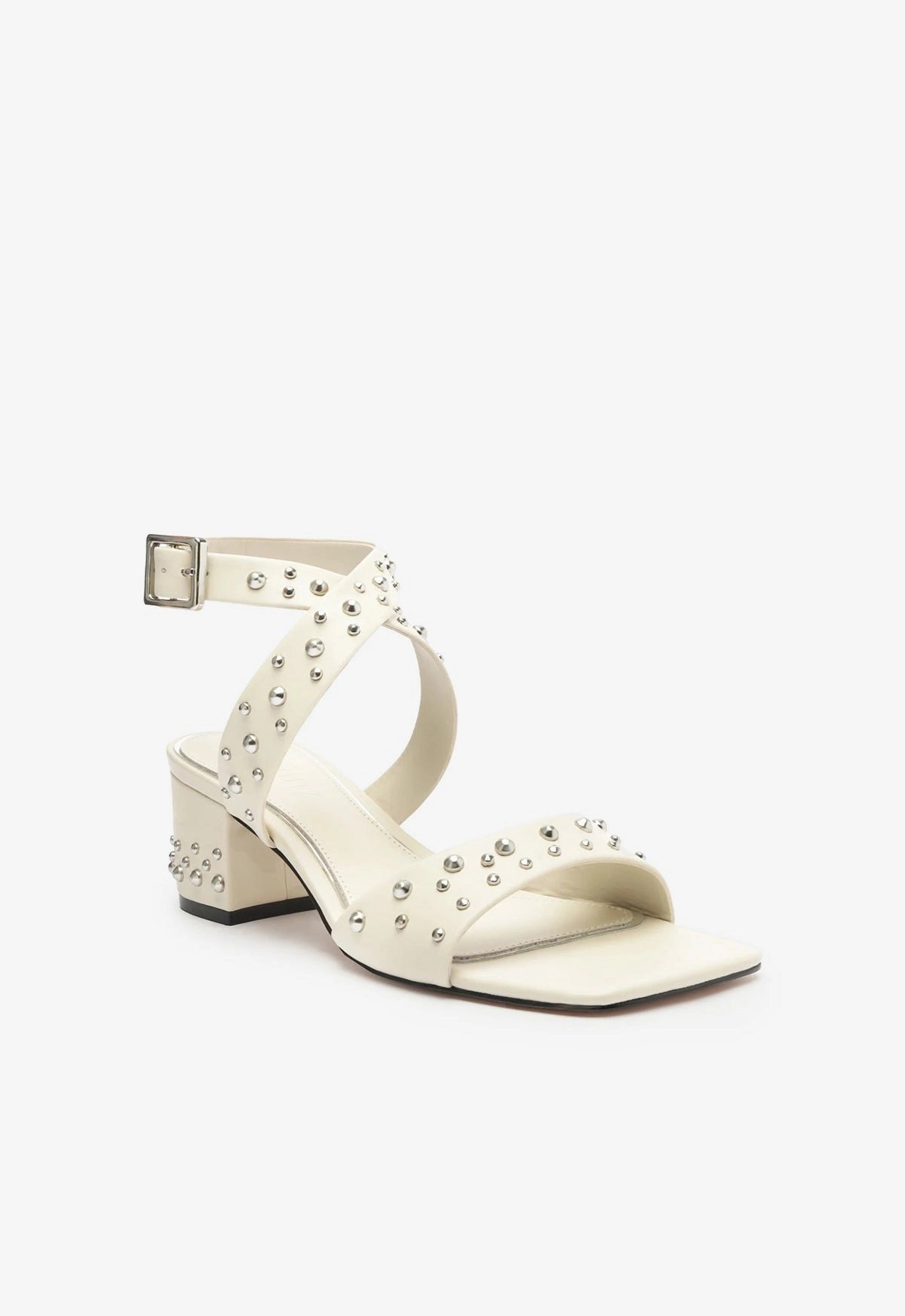 Lizzy Mid Block Leather Sandal Ready For Streets