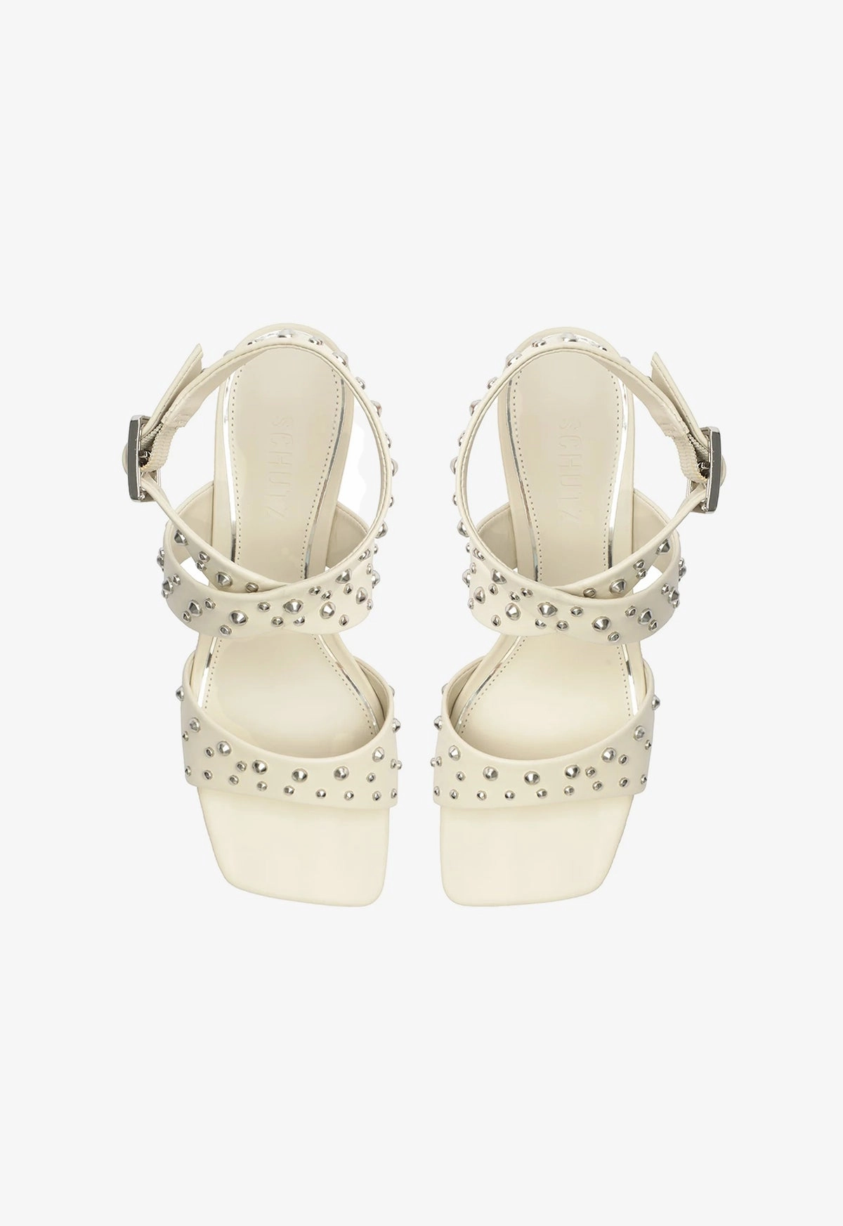 Lizzy Mid Block Leather Sandal Minimal Details