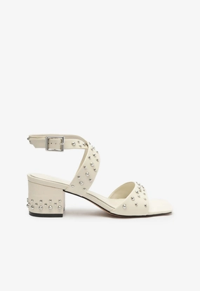 Lizzy Mid Block Leather Sandal Clean-Motion System