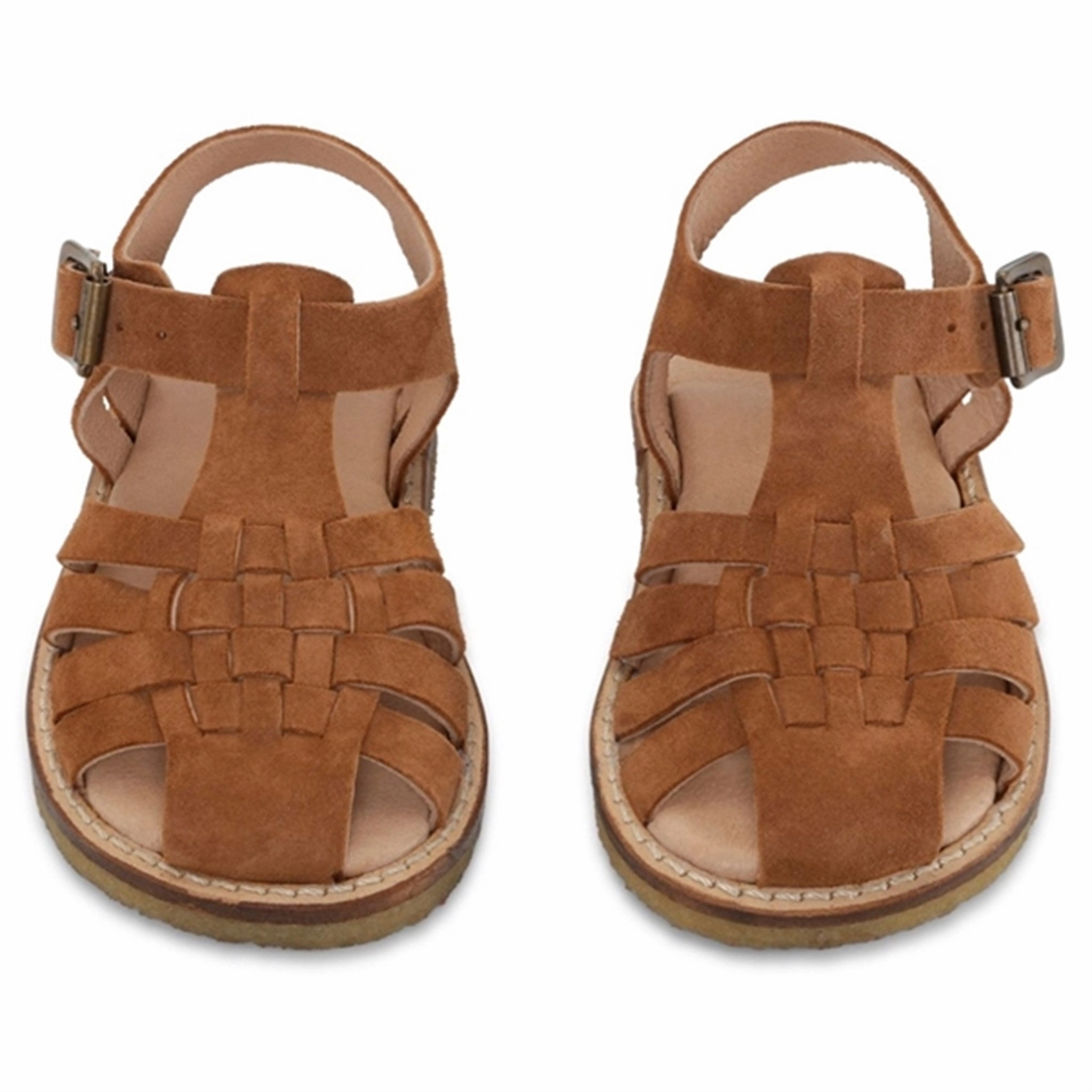 Konges Sl?Jd Minou Sandals Ruskind Cognac Lifestyle Rhythm Freedom Dressed