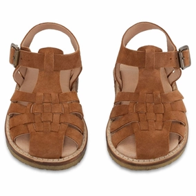 Konges Sl?Jd Minou Sandals Ruskind Cognac Lifestyle Rhythm Freedom Dressed