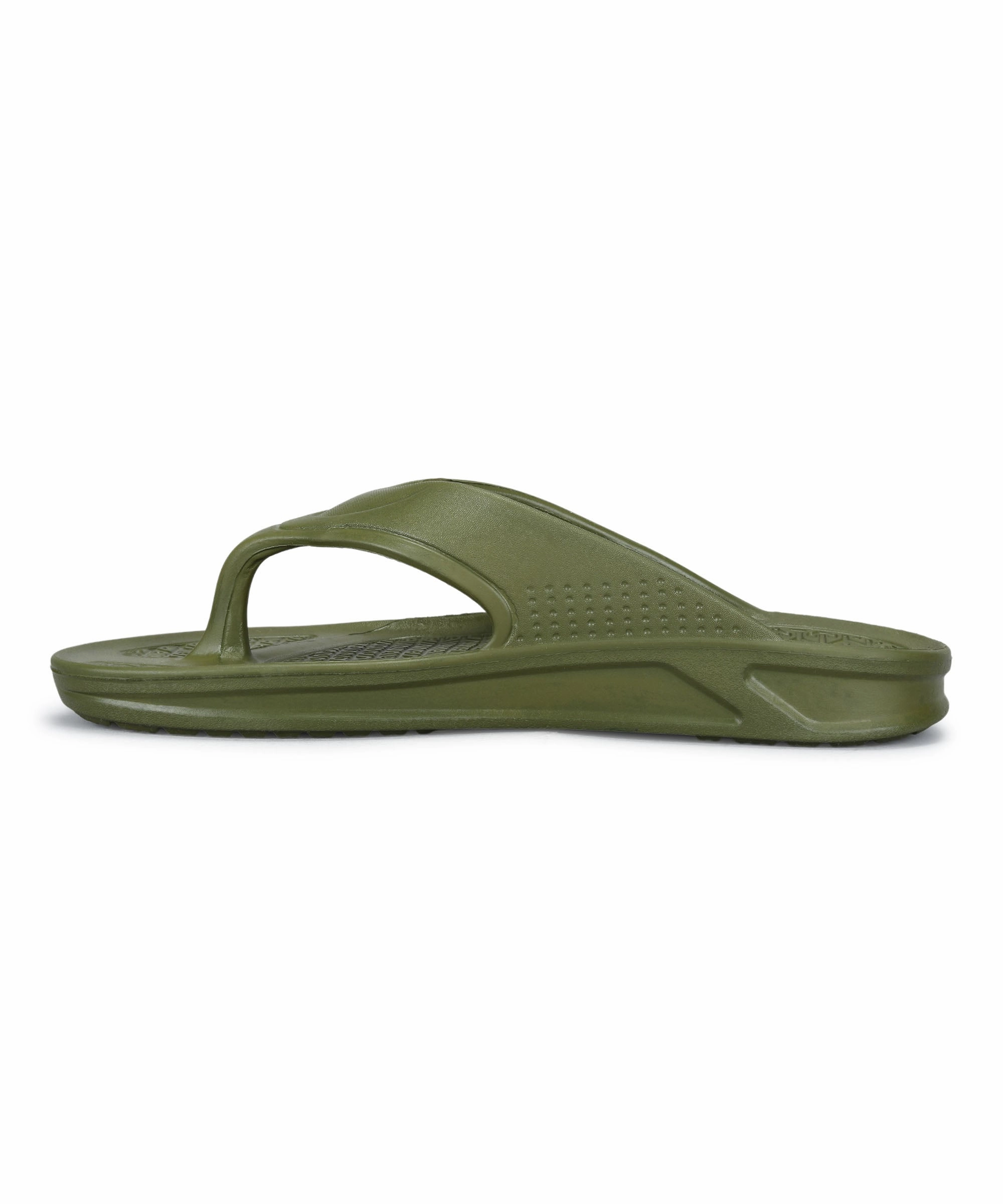 Contemporary Flow Future-Forward Comfort Paragon Men'S Olive Green Slippers | Comfortable Everyday Use Slippers