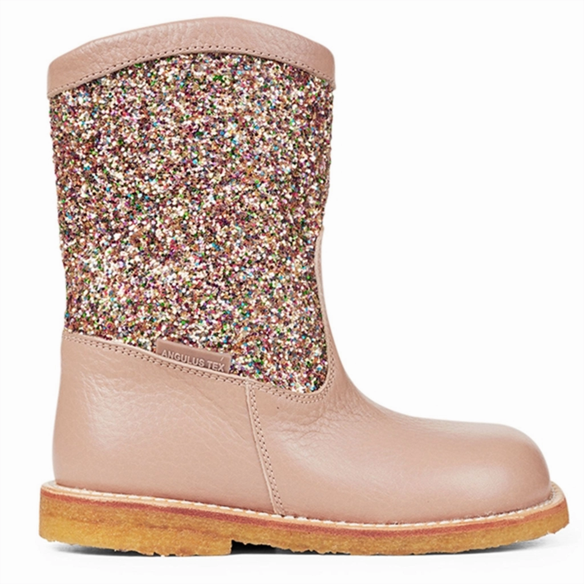 Step Into Rhythm Built For Real Angulus Tex Boots With Zipper Make Up/Multi Glitter