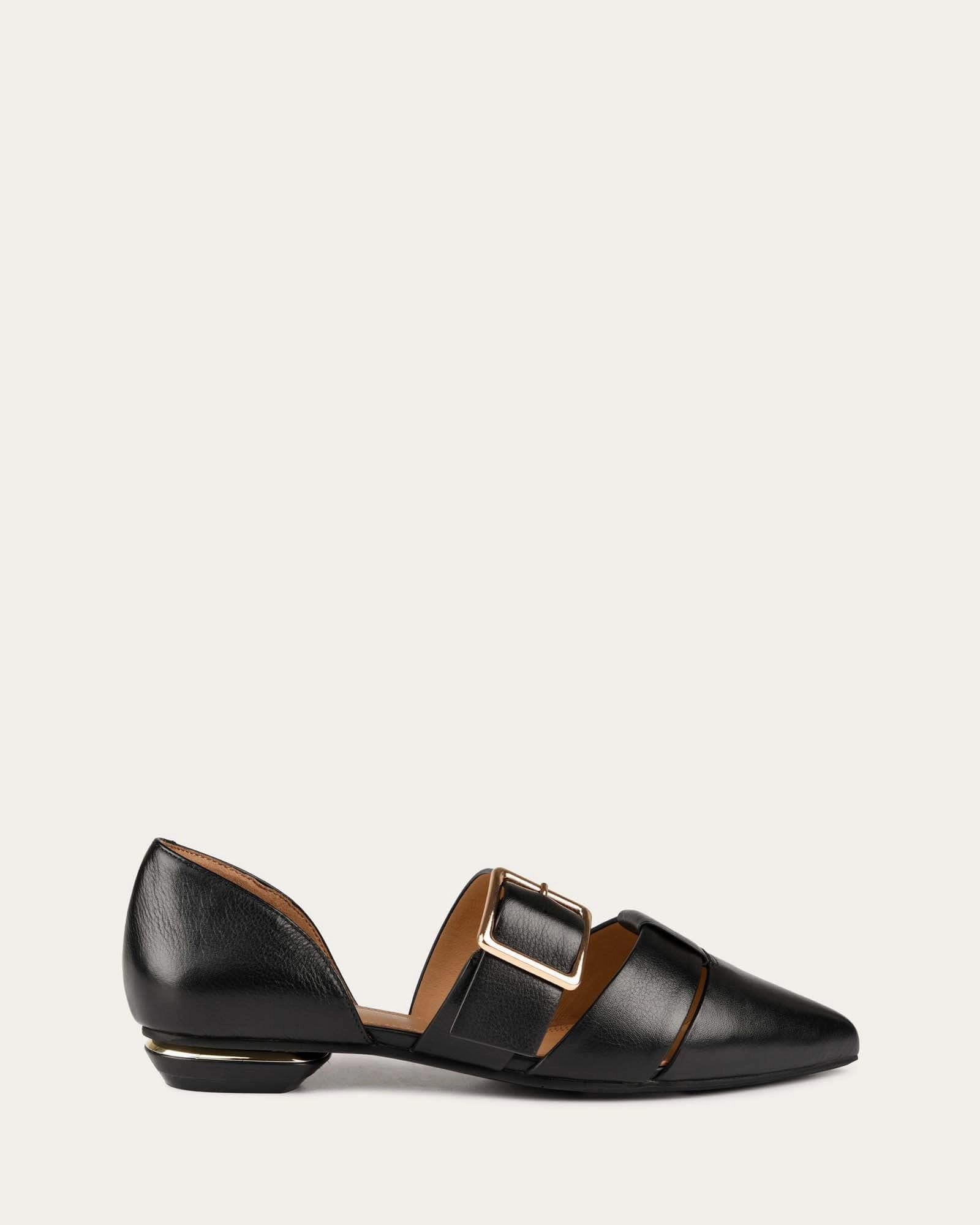 Form And Function Balance Meets Style Carla Dress Flats Black Leather