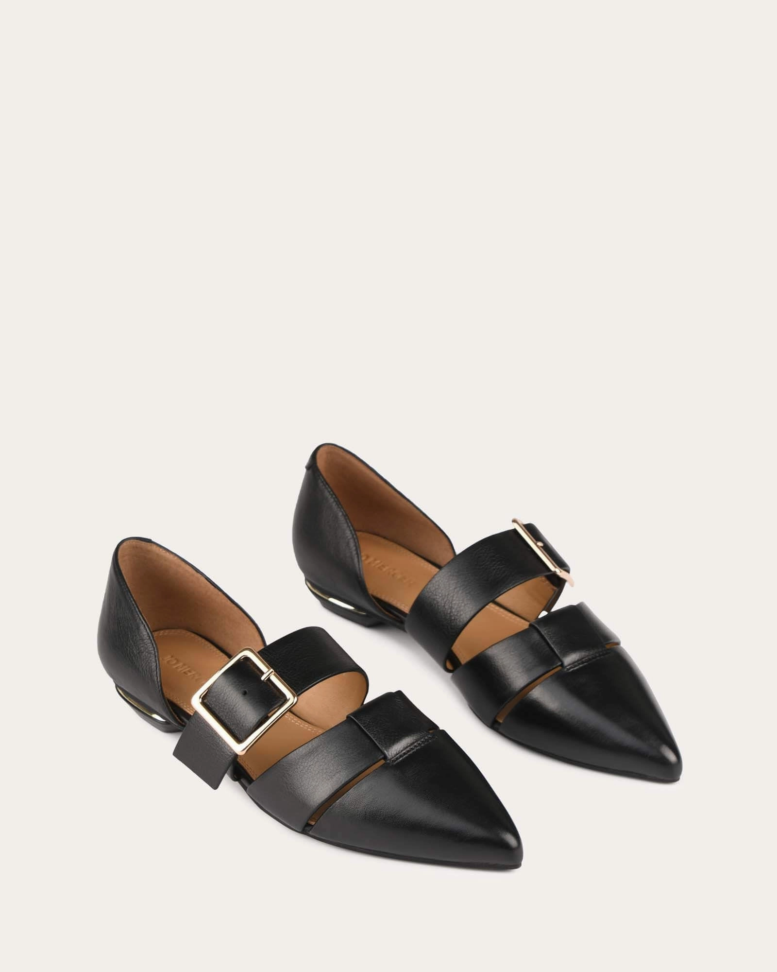 Crafted For Calm Simplicity Rules Carla Dress Flats Black Leather