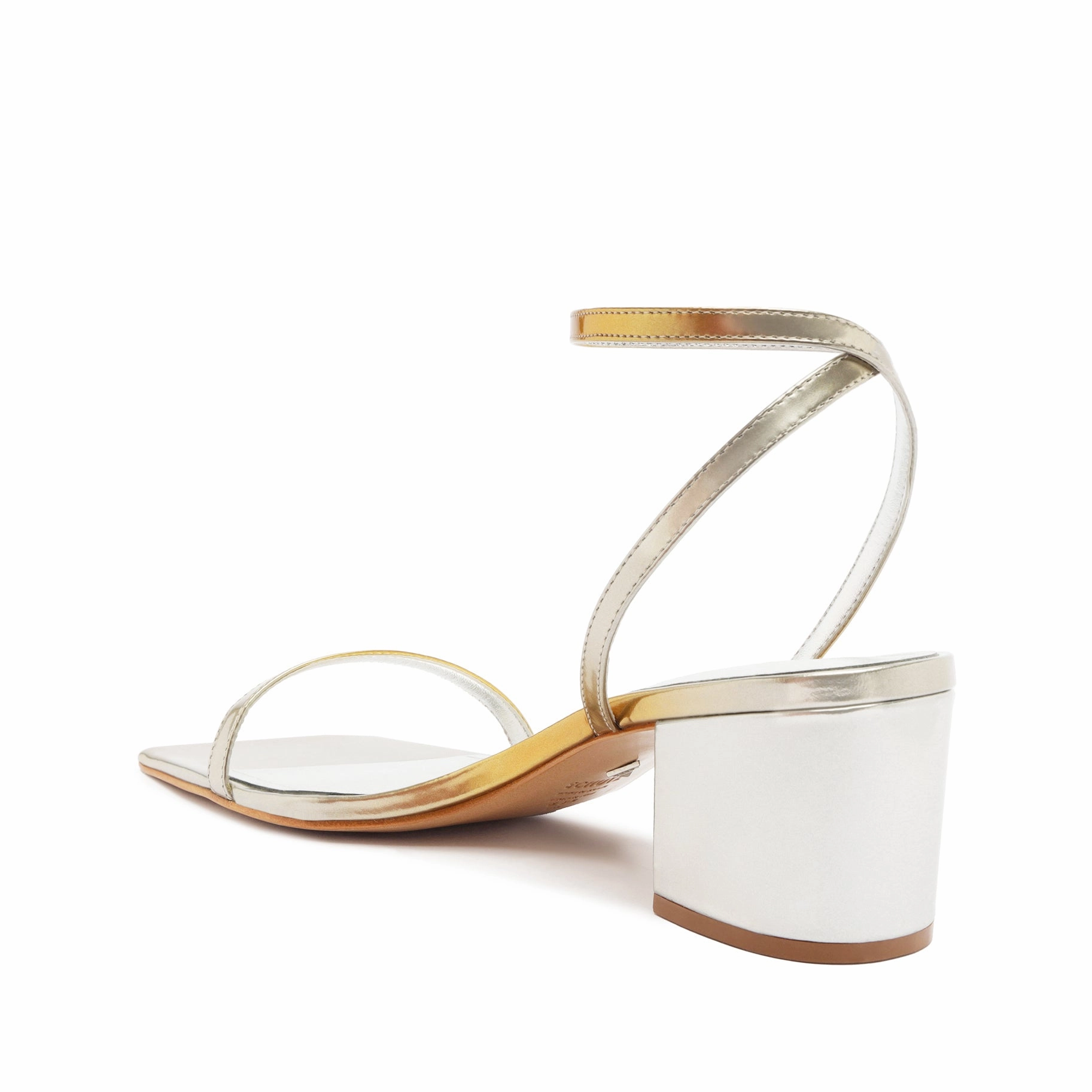Kendall Specchio Leather Sandal Clean Forms