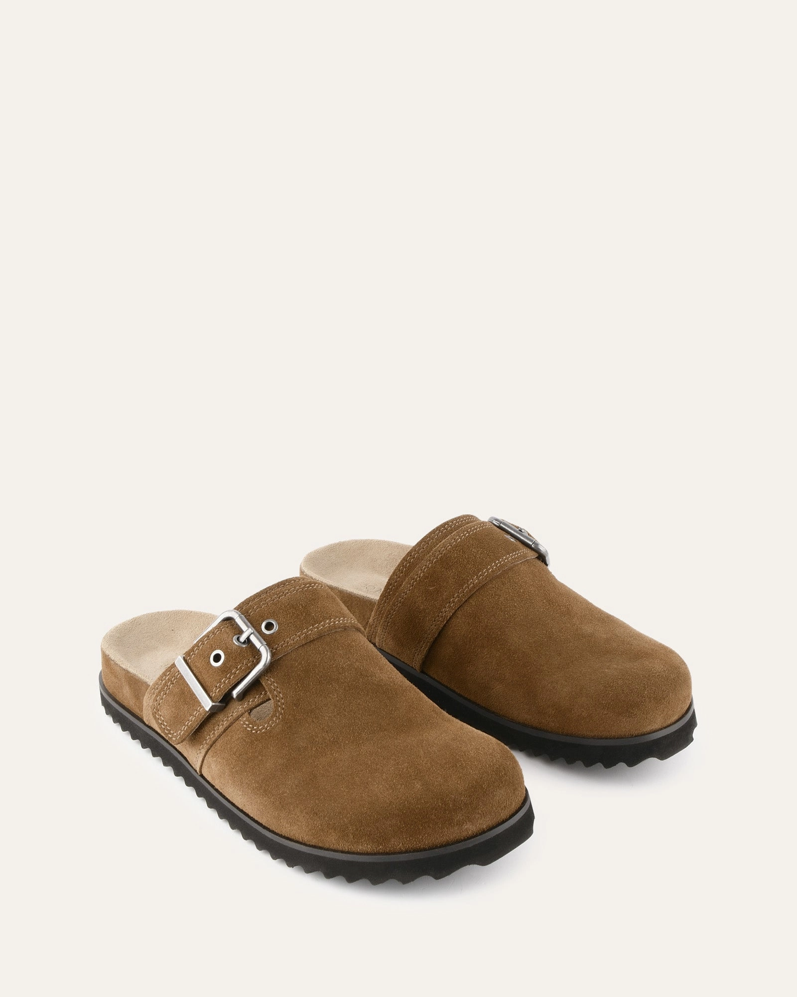 Juno Casual Flats Biscuit Suede Fluid Profile Flow With Confidence