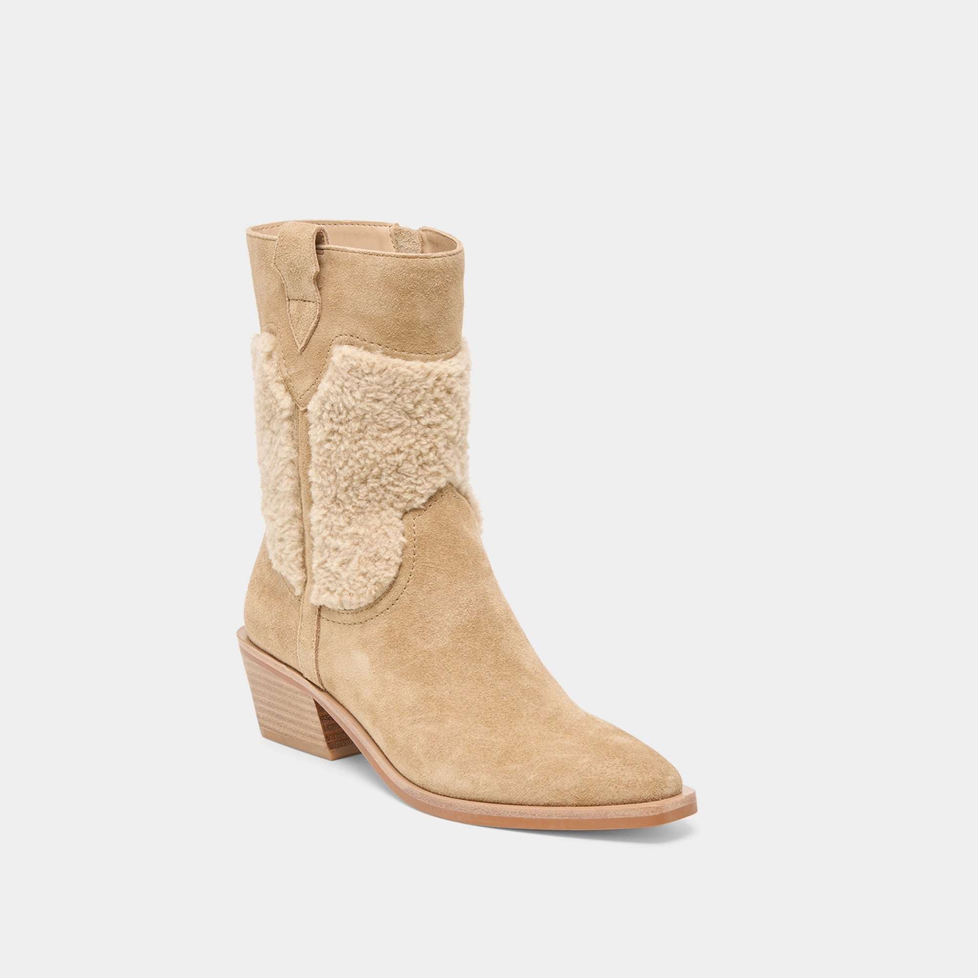 Clean-Forward Simplified Life Salil Plush Boots Dk Taupe Suede