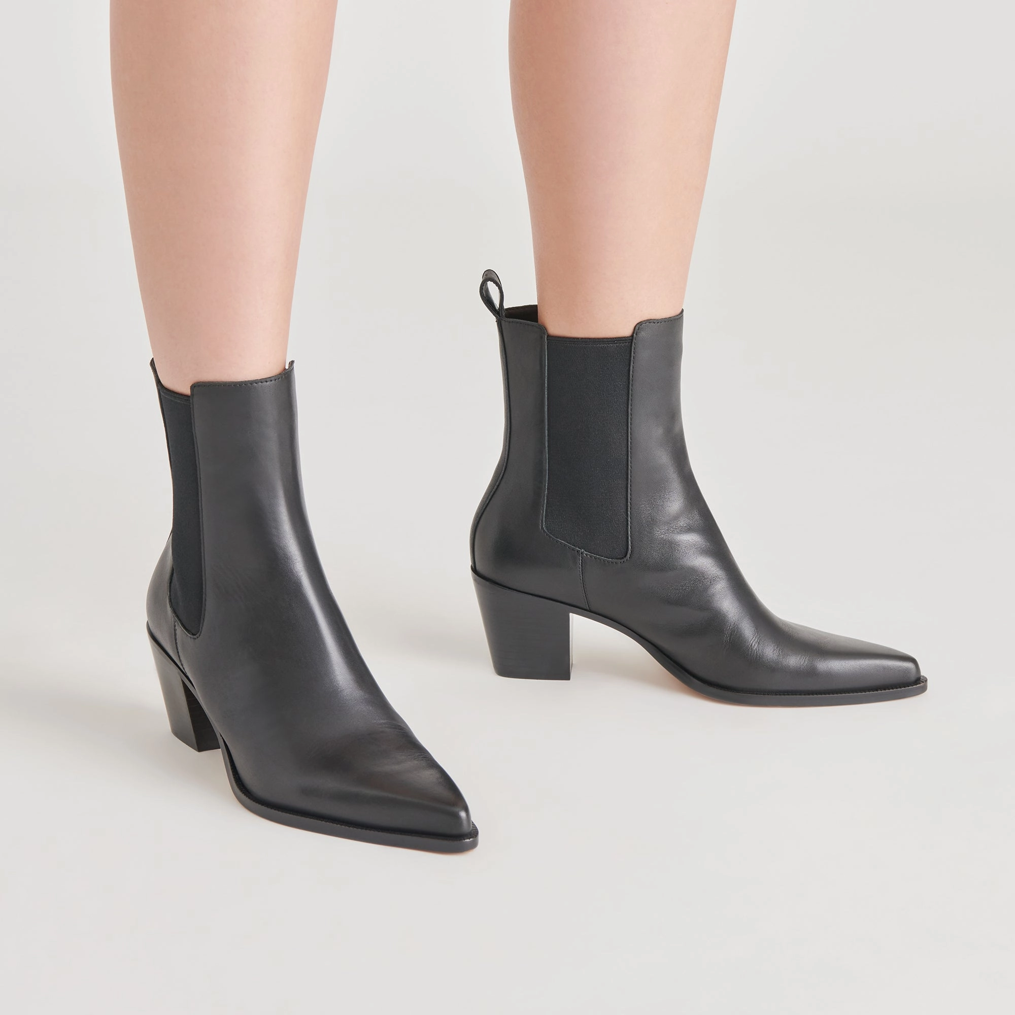 Shadie H2O Booties Black Leather Light-Living Dynamic Balance