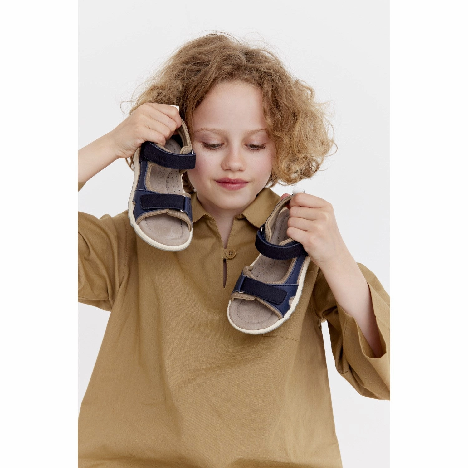Bisgaard Navy Coco Sandal Minimal Design Refined Tone