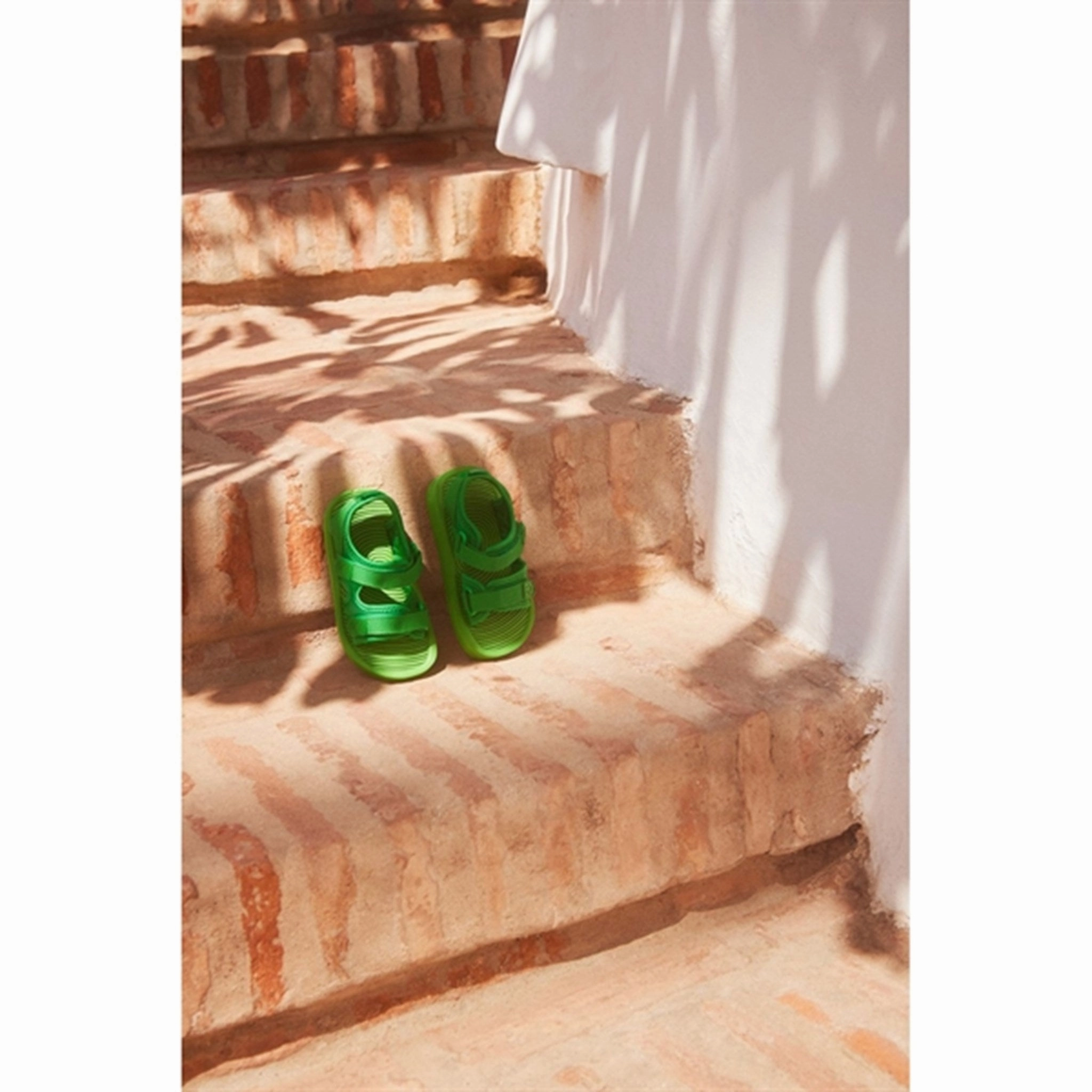 Confident Minimal Molo Bright Green Zola Sandals