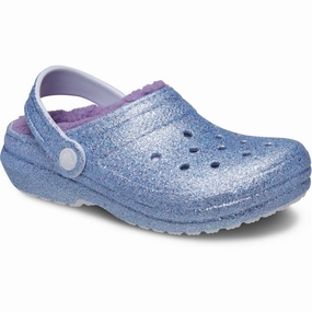 Crocs Frosted Glitter Classic Lined Glitter Clog Next-Level Casual