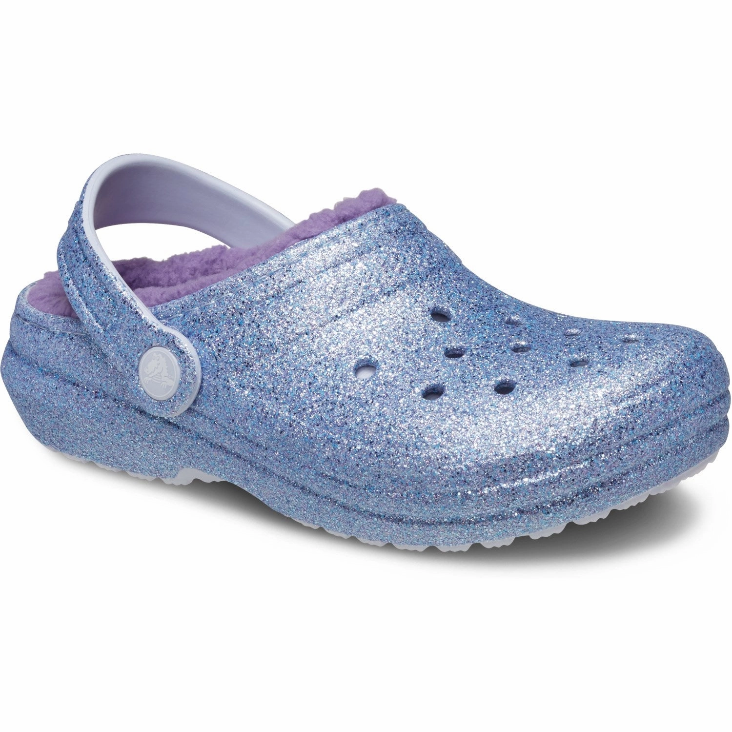 Crocs Frosted Glitter Classic Lined Glitter Clog Next-Level Casual