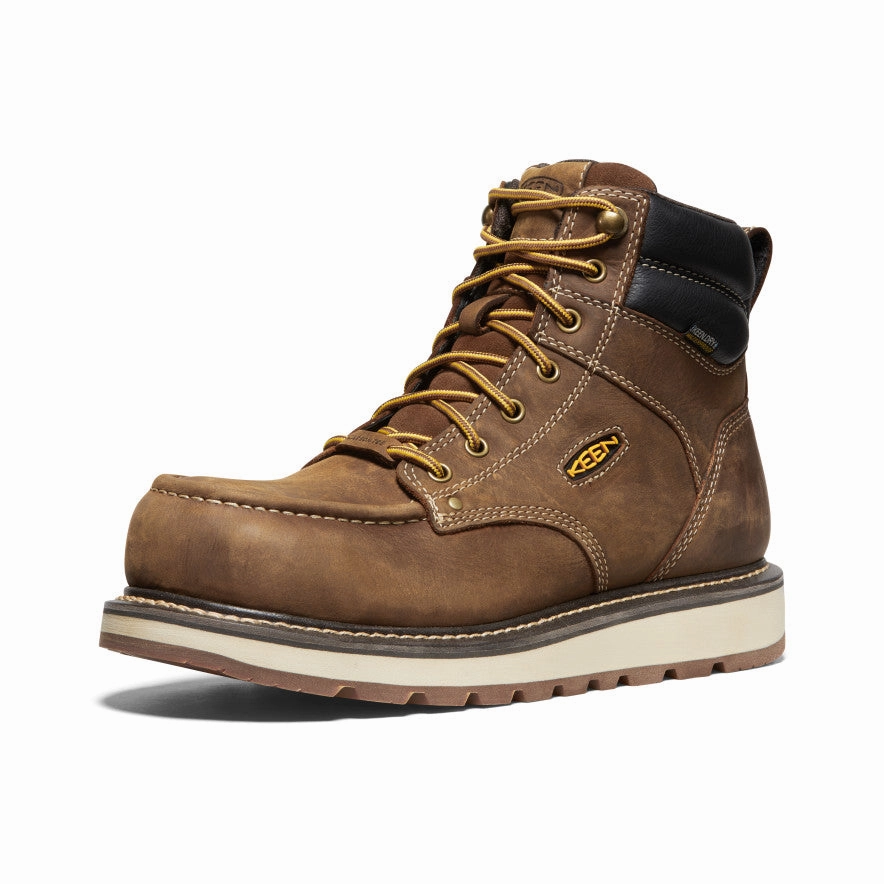 Daily Clarity Life, Simplified Men'S Cincinnati 6" Waterproof Boot (Carbon Toe)  |  Belgian/Sandshell