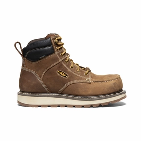 Urban Toolkit Streamline Your Day Men'S Cincinnati 6" Waterproof Boot (Carbon Toe)  |  Belgian/Sandshell