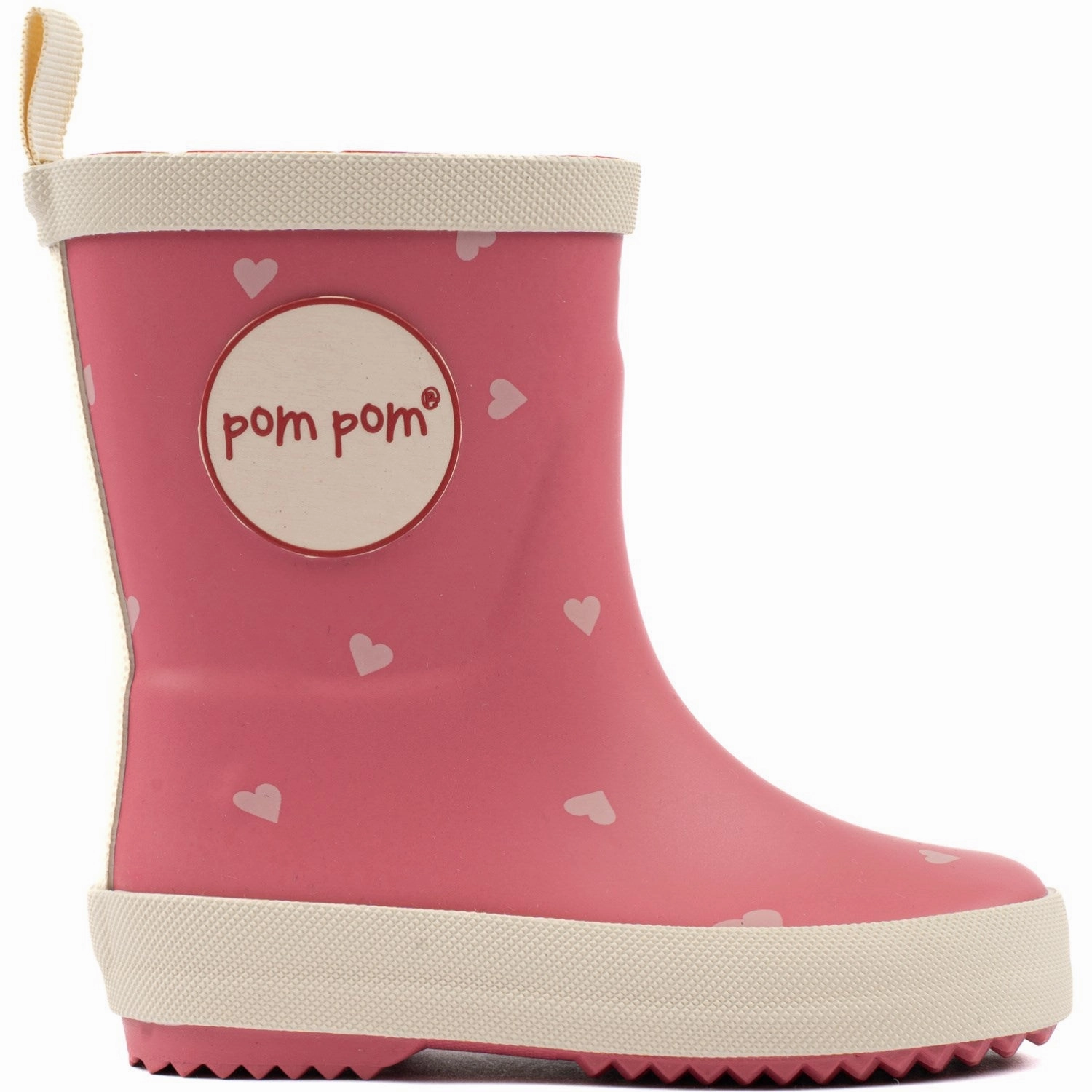 Refined Essentials Crafted In Flow Pom Pom Heart Aop Rubber Boot Aop