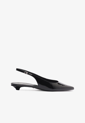 Style To Evolve Modern Motionwear Evan Patent Leather Flat