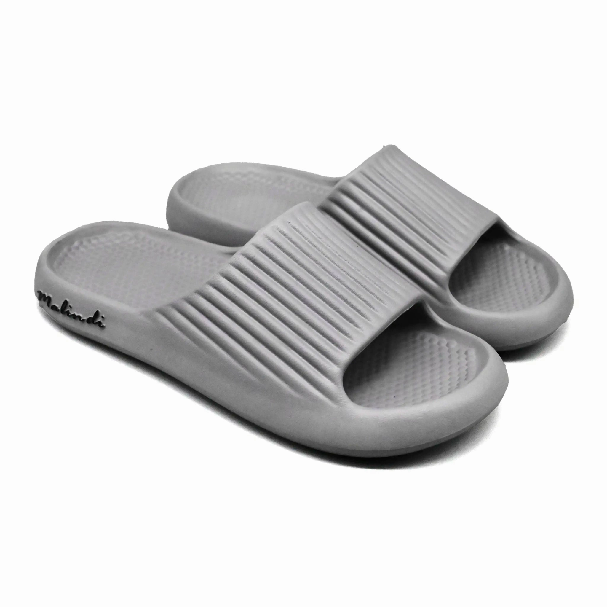 Eve Sandals - Grey Refined Silhouette