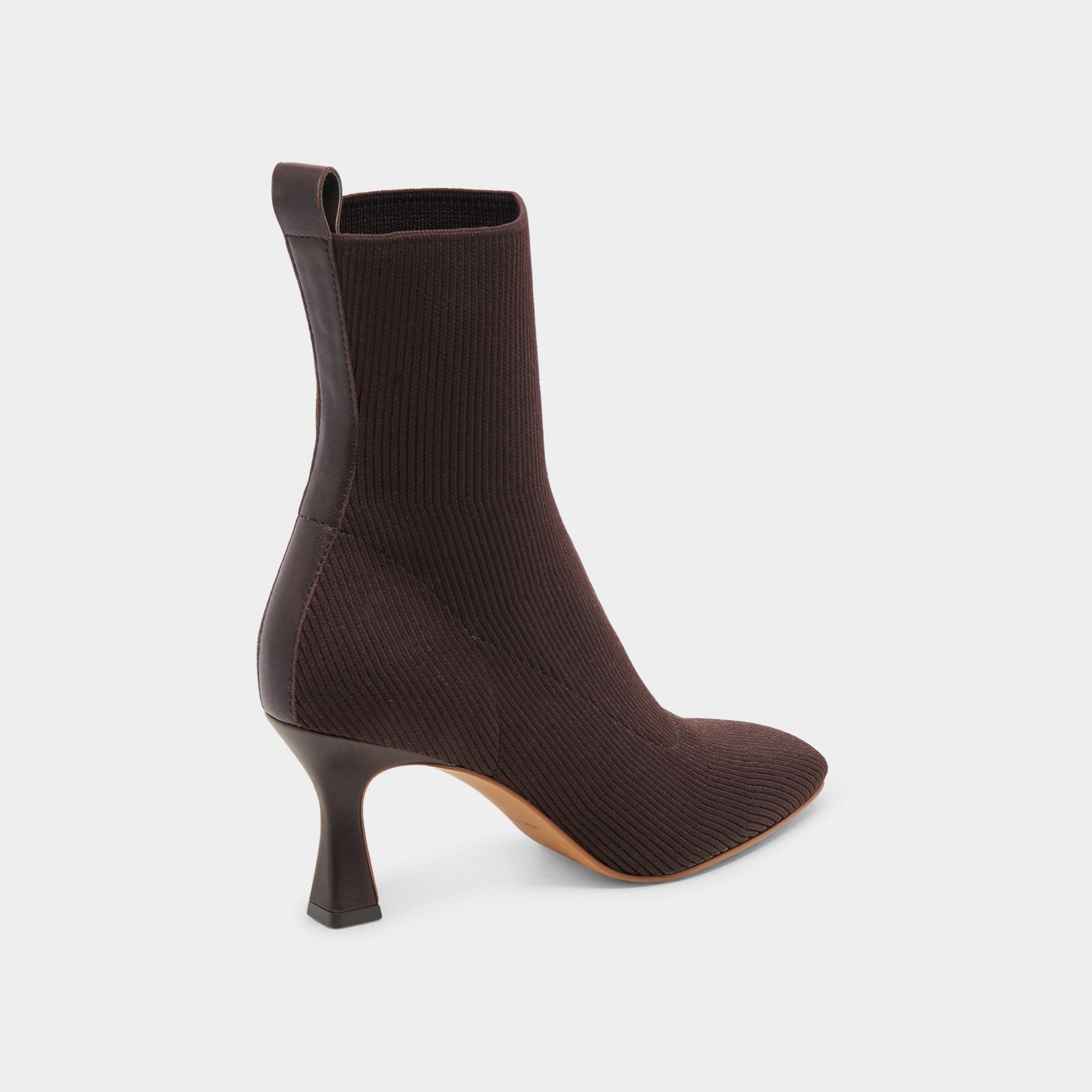 Glamor Knit Boots Dk Brown Knit The Now Look Engineered Simplicity