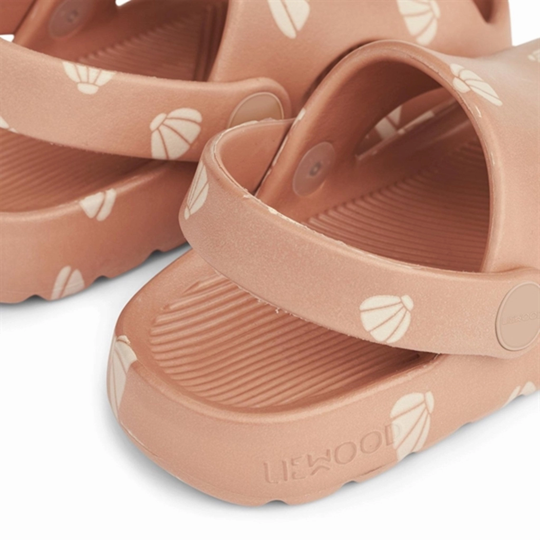 Refined Structure Subtle Signature Liewood Morris Sandals Shell Pale Tuscany