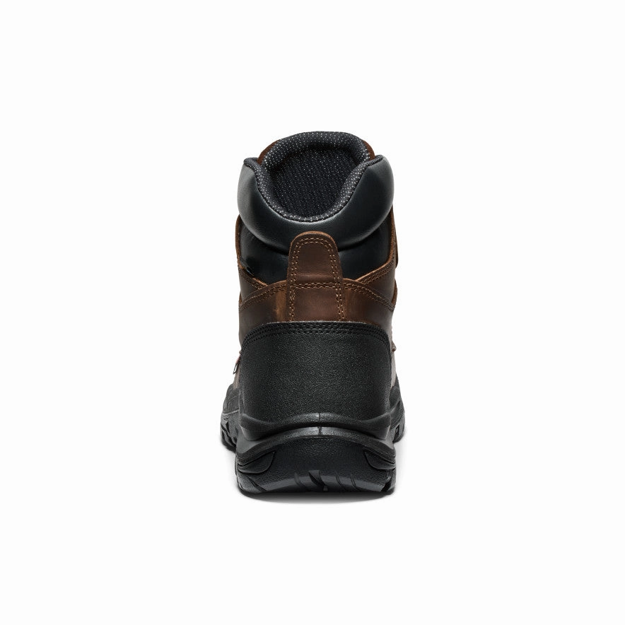 Bold Details Men'S Mt Vernon Ii 6" Waterproof Boot (Steel Toe)  |  Dark Earth/Black