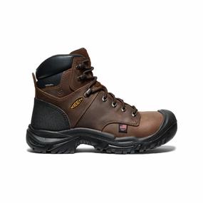 Men'S Mt Vernon Ii 6" Waterproof Boot (Steel Toe)  |  Dark Earth/Black Quiet Statement