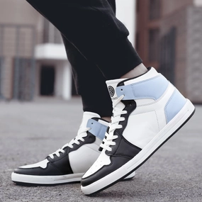 Ready When You Are Simplicity Rules Bacca Bucci Boys Or Girls Streetwear Flat Heel High-Top Fashions Sneakers (Age : 8 Years To 12 Years)