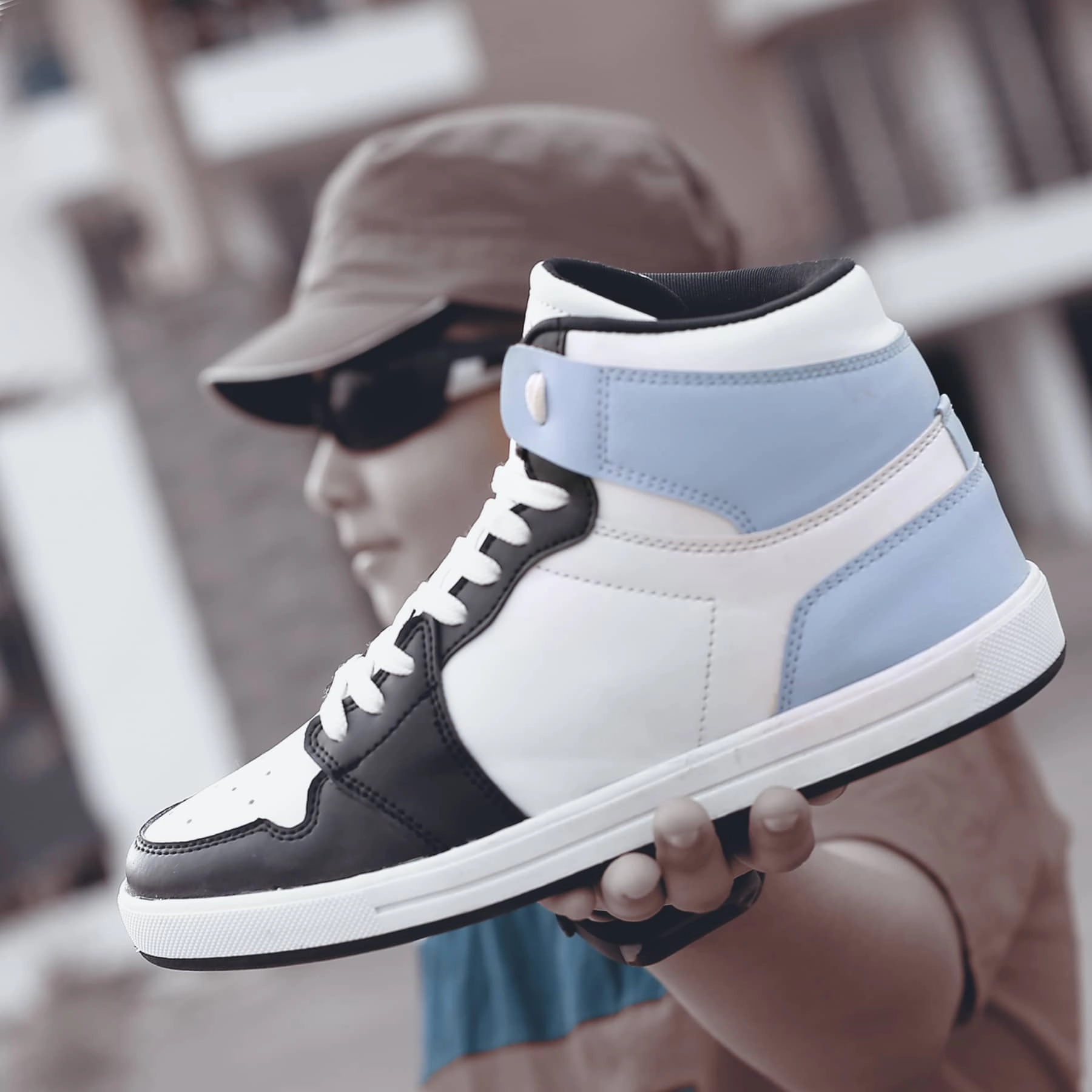 Bacca Bucci Boys Or Girls Streetwear Flat Heel High-Top Fashions Sneakers (Age : 8 Years To 12 Years) Engineered Simplicity Calm In Motion