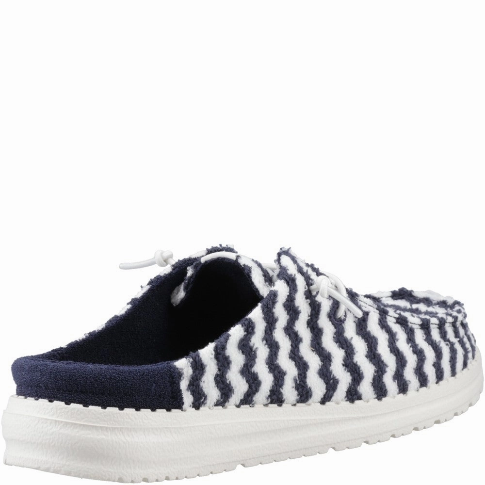 Responsive Fit Heydude Wendy Slip Terry Stripe Mule