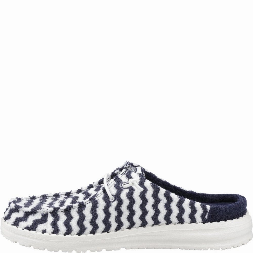Heydude Wendy Slip Terry Stripe Mule Contemporary Vibes