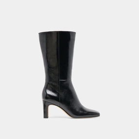 Riggs Boots Black Leather Subtle Impact Change-Ready