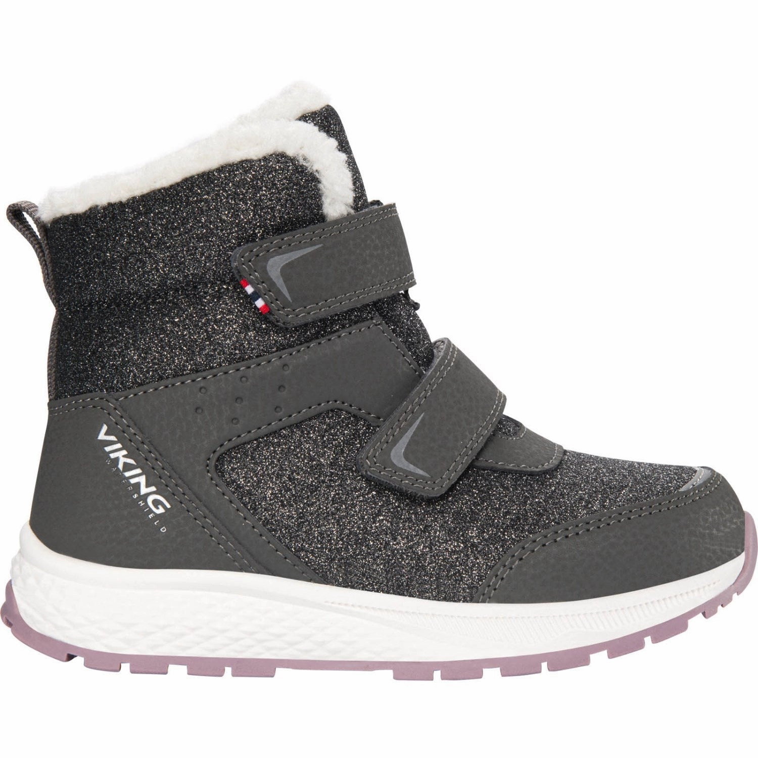 Viking Charcoal/Dusty Pink Equip Warm Wp 2V Contemporary Flow Essential Gear
