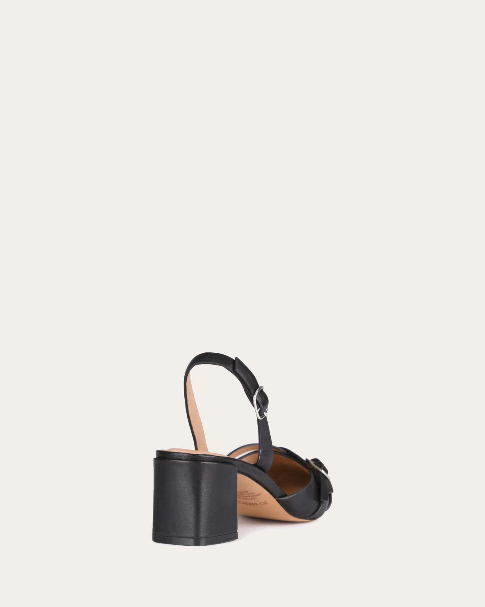 Coby Low Heels Black Leather Future-Neutral