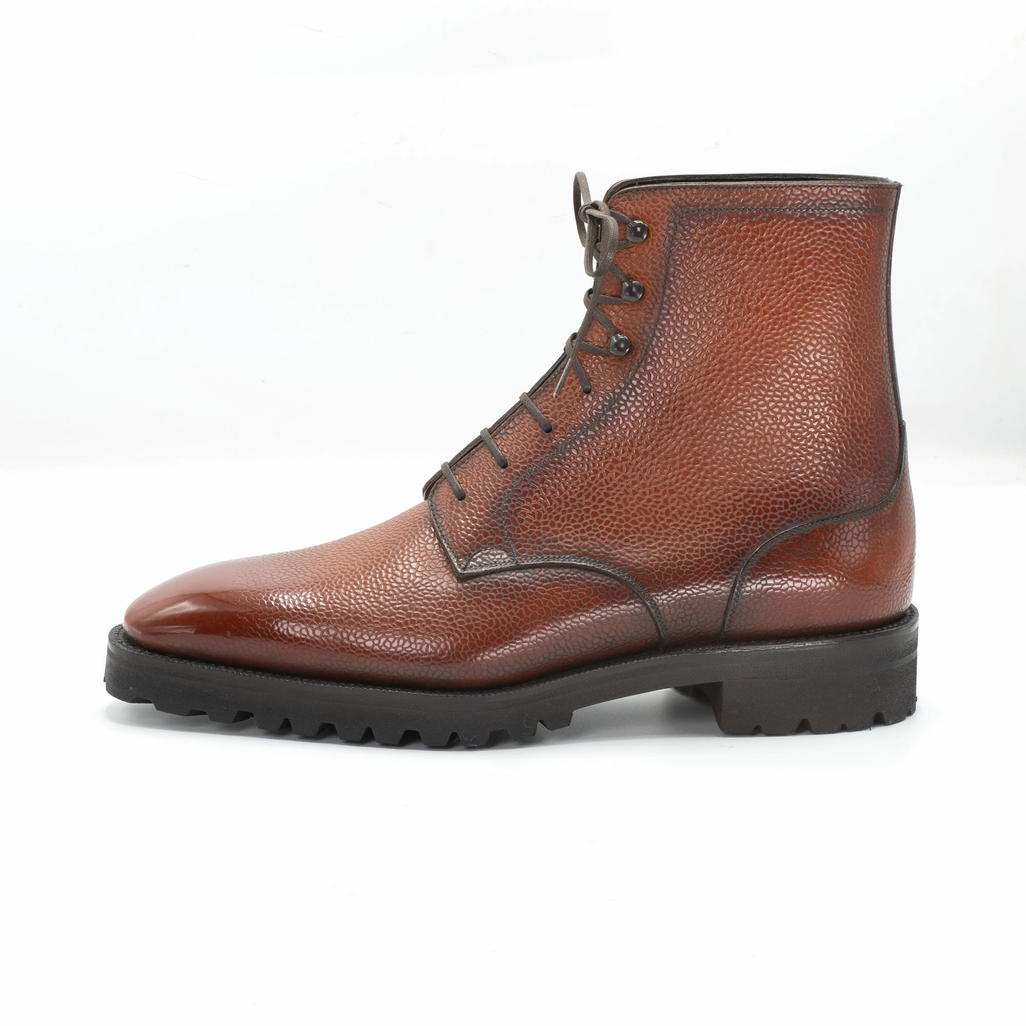 Derby Simple Boot - Cognac Quiet Statement