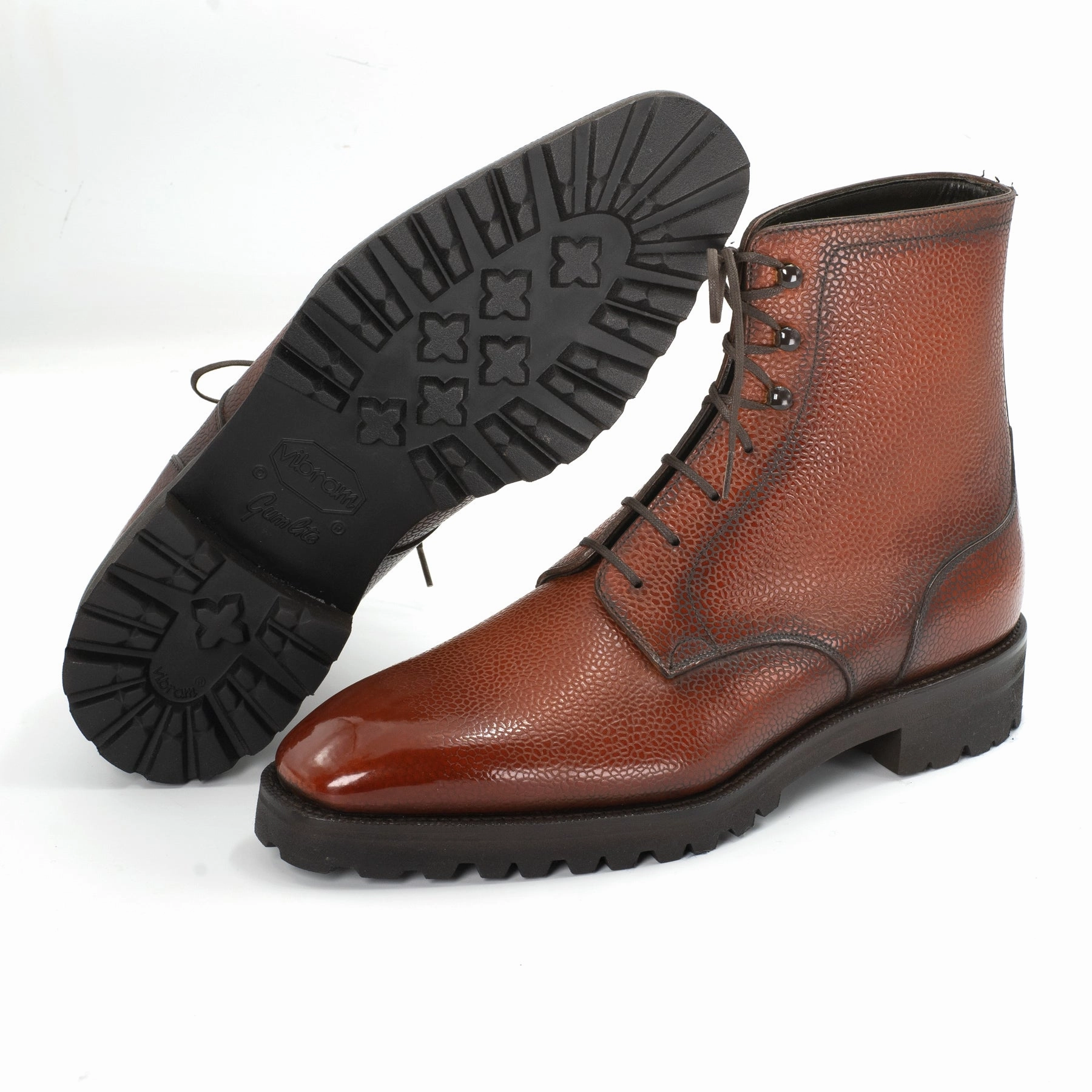 Derby Simple Boot - Cognac Fluid Lifestyle