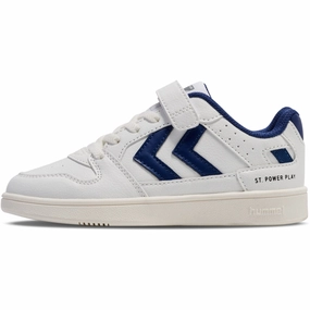 Sleek Mindset Hummel White/Blue St Power Play Jr Sneakers