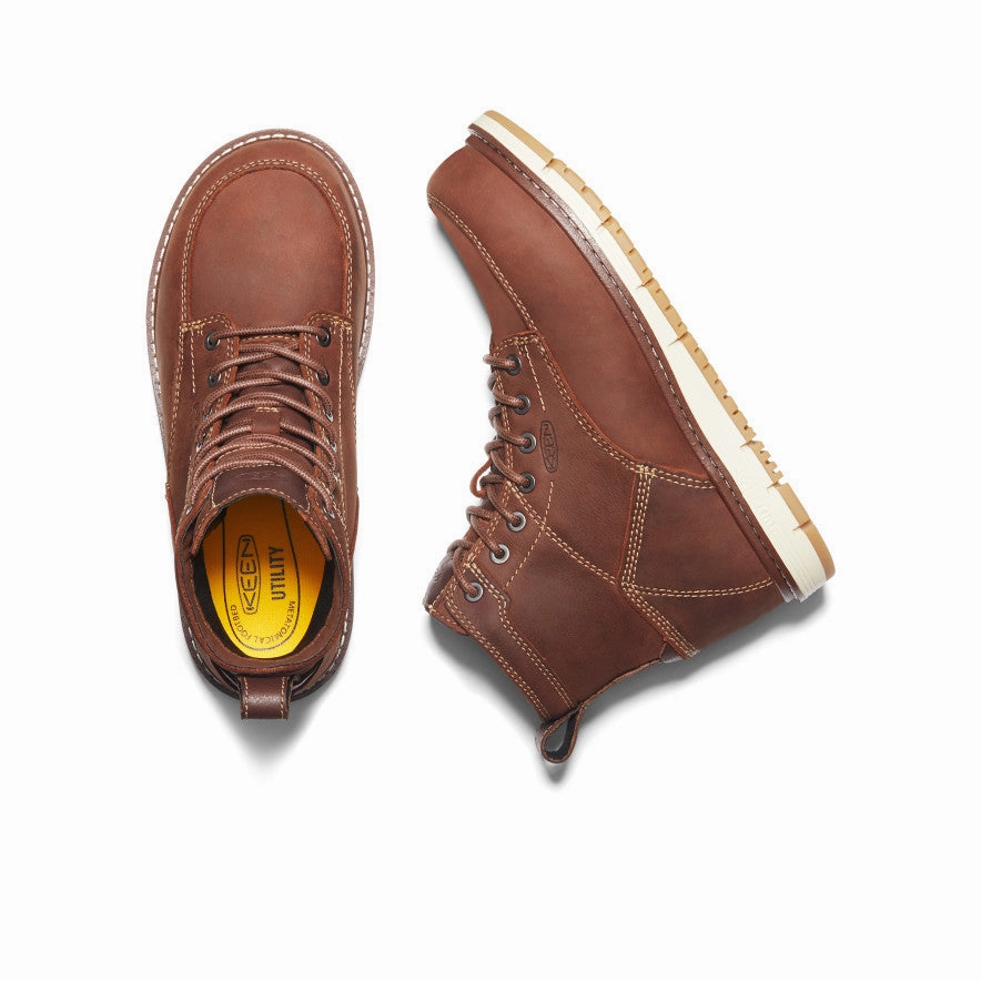 Crafted To Move Women'S San Jose 6" Boot (Aluminum Toe)  |  Gingerbread/Gum
