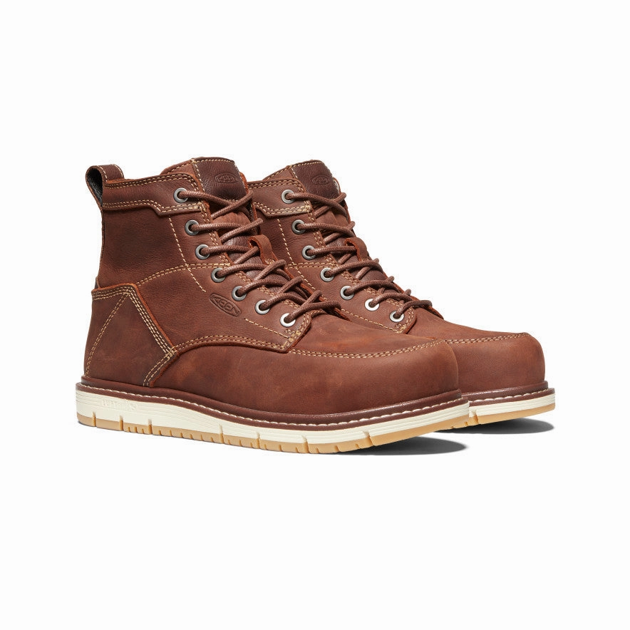Versatility Reimagined Engineered Casual Women'S San Jose 6" Boot (Aluminum Toe)  |  Gingerbread/Gum