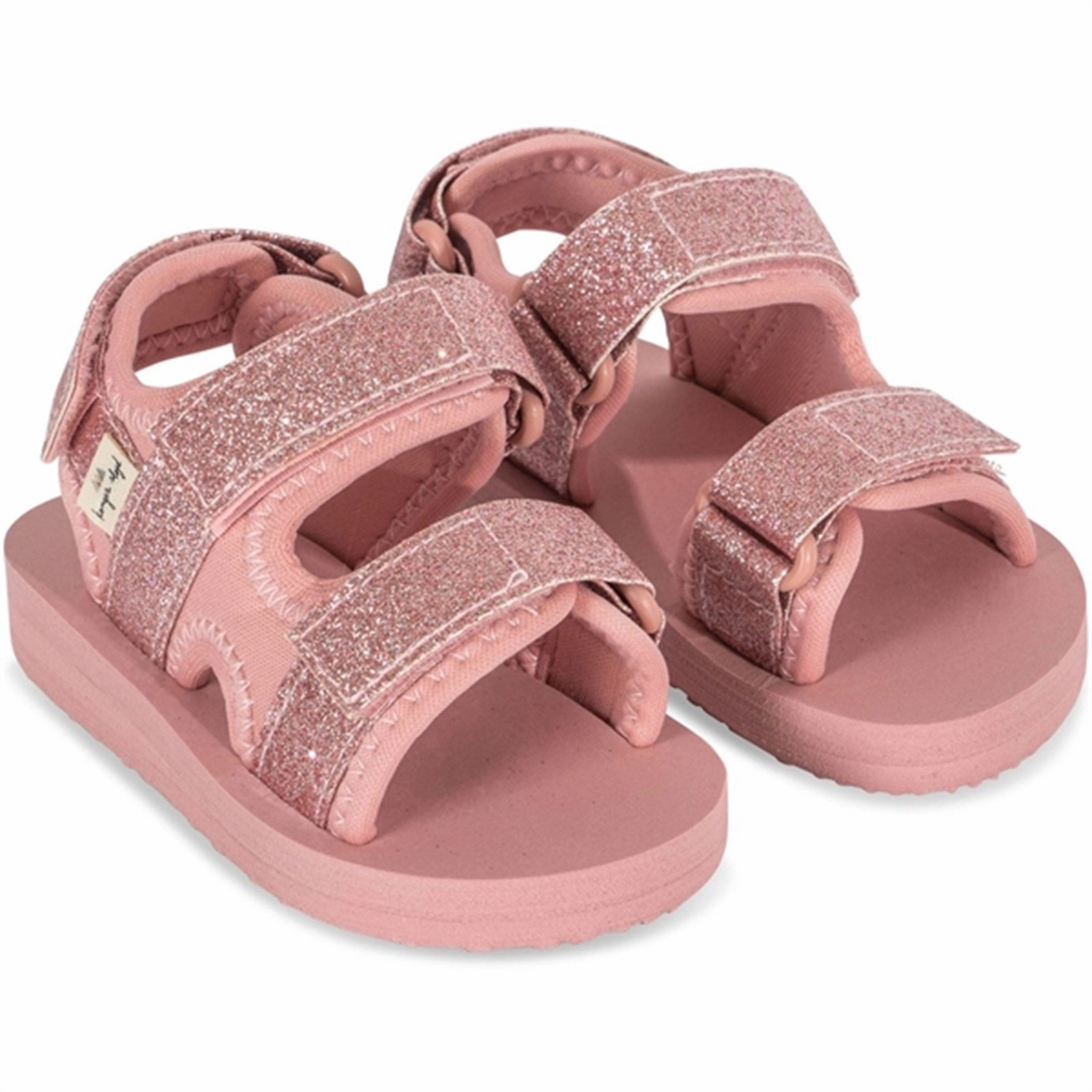 Sleek Essentials Konges Sl?Jd Sun Sandal Glitter Mellow Rose