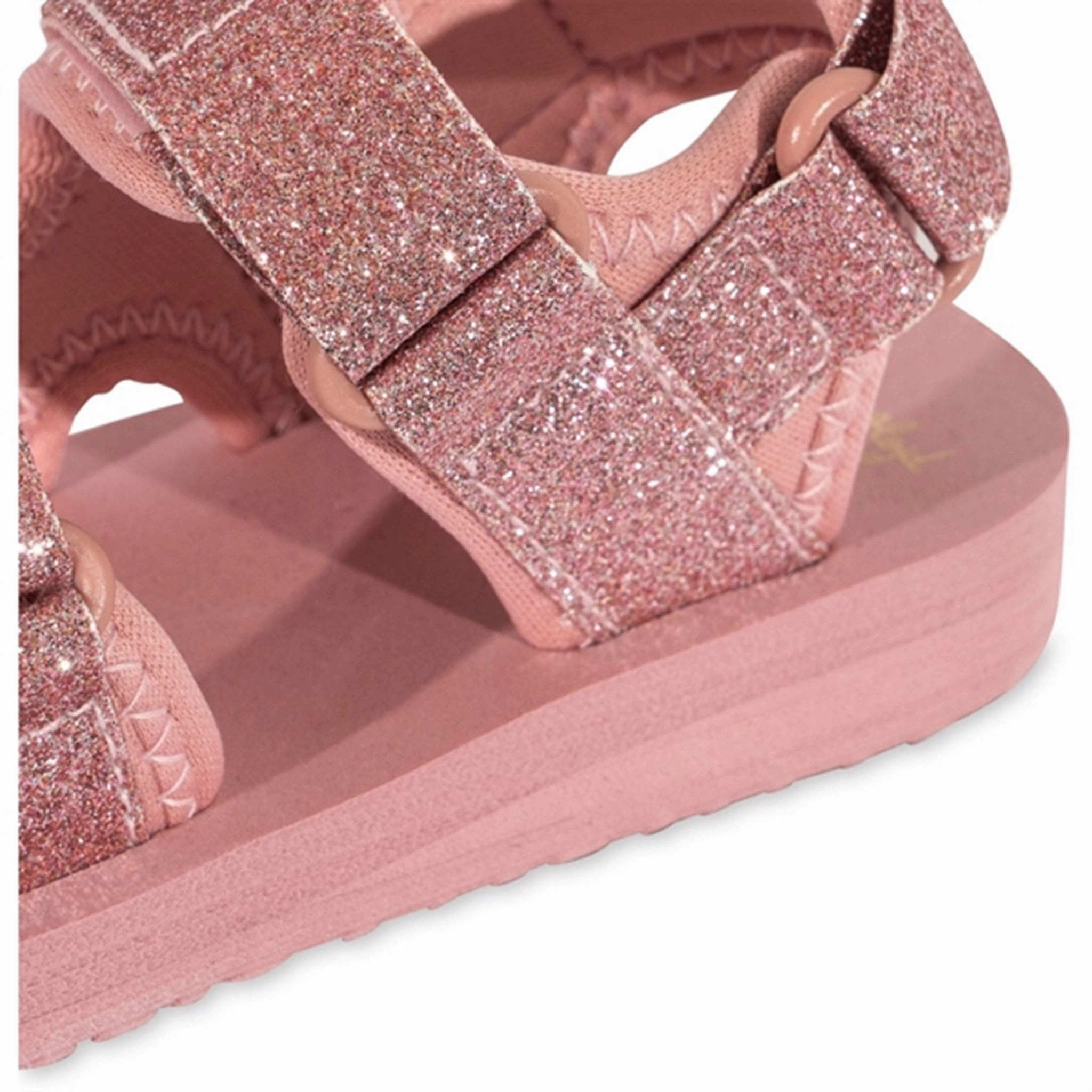 Active Corewear Konges Sl?Jd Sun Sandal Glitter Mellow Rose