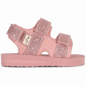 Urban Layering Evolved Form Konges Sl?Jd Sun Sandal Glitter Mellow Rose