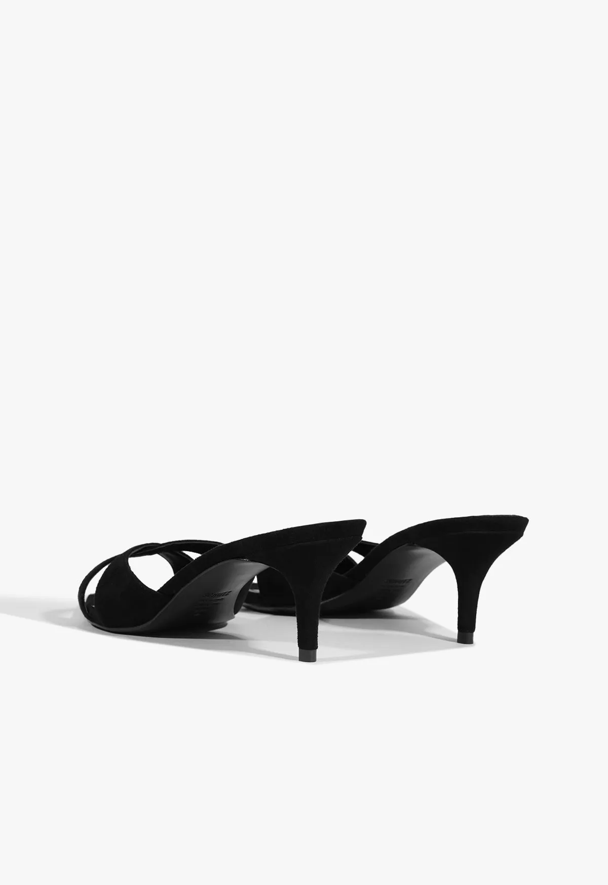 Ultra-Clean Style Essential Uniform Hilda Leaf Mule Suede Sandal