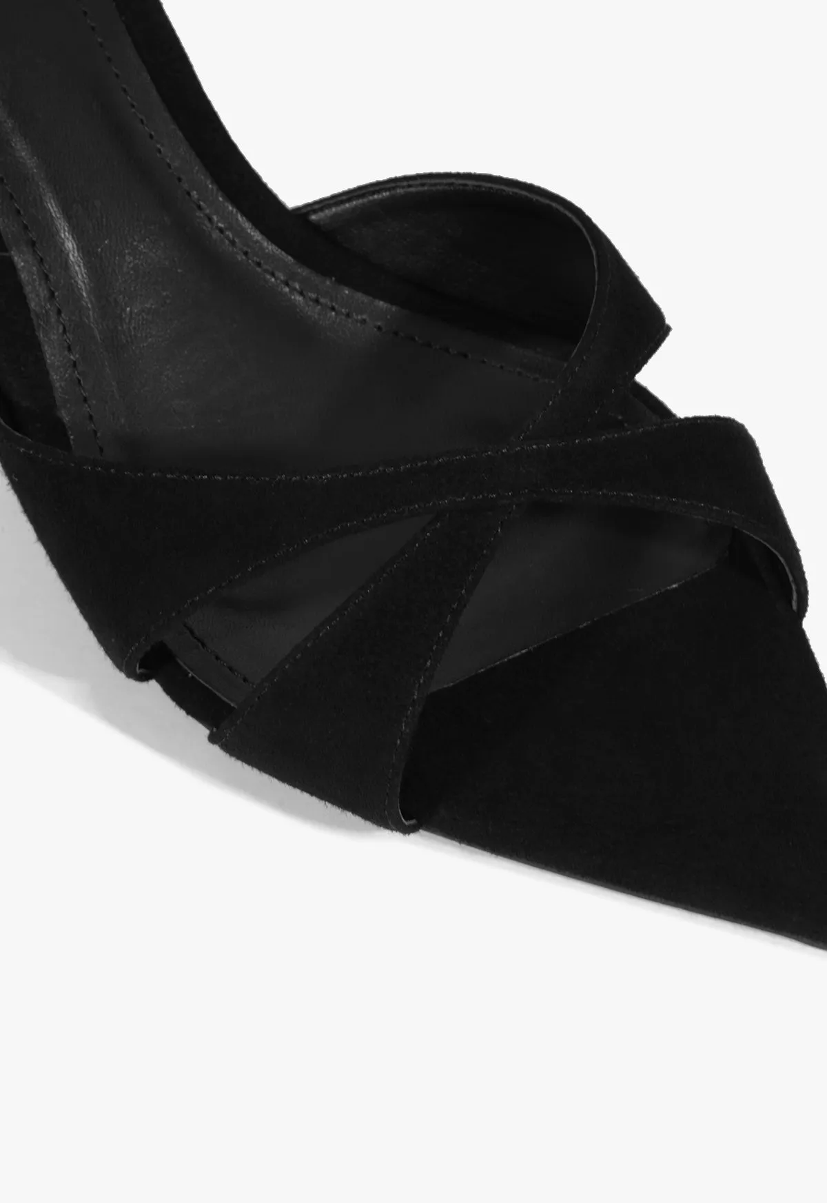 Hilda Leaf Mule Suede Sandal Refined Flowwear