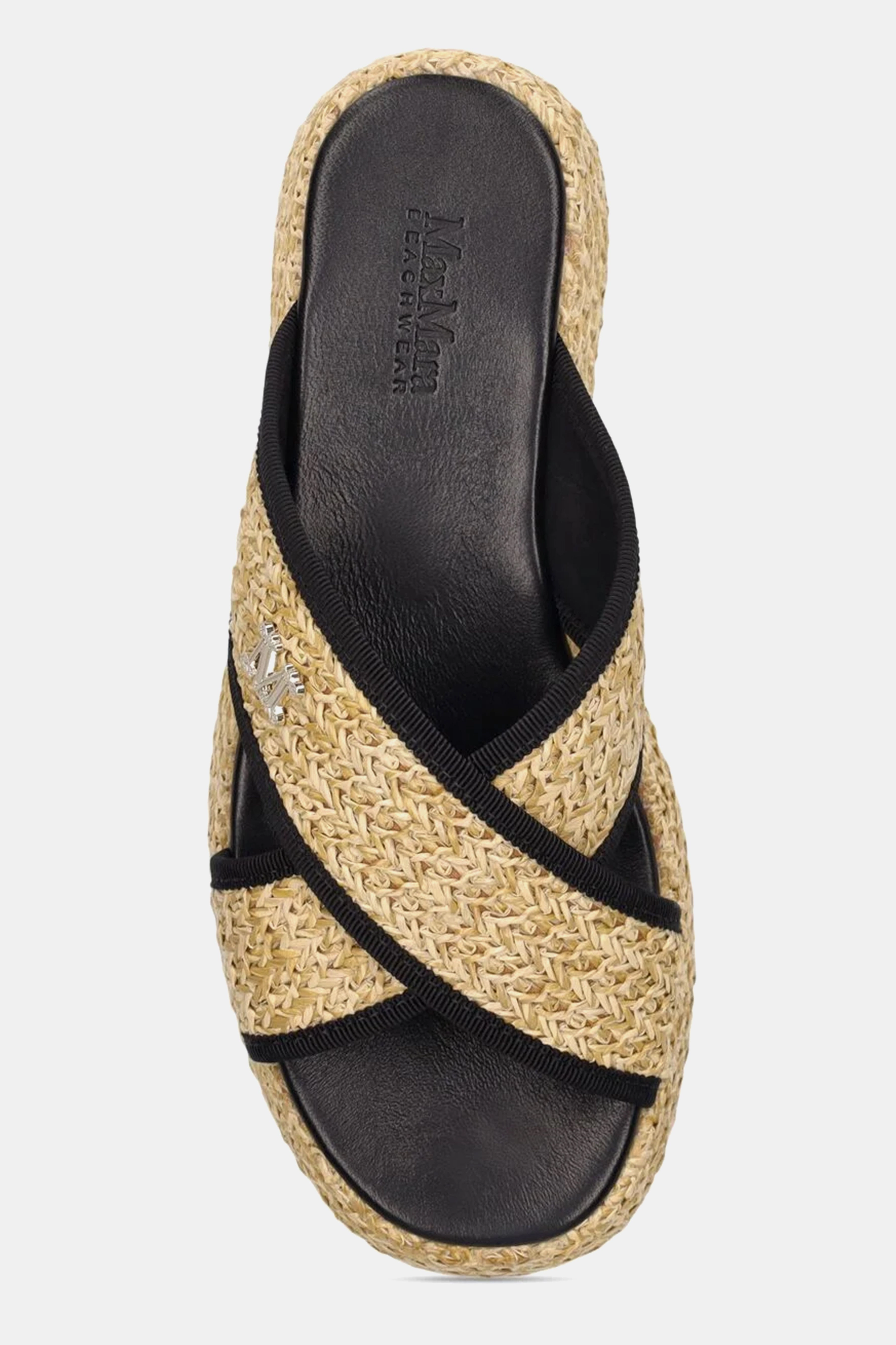 Style In Balance Braies Platform Slides In Beige And Black