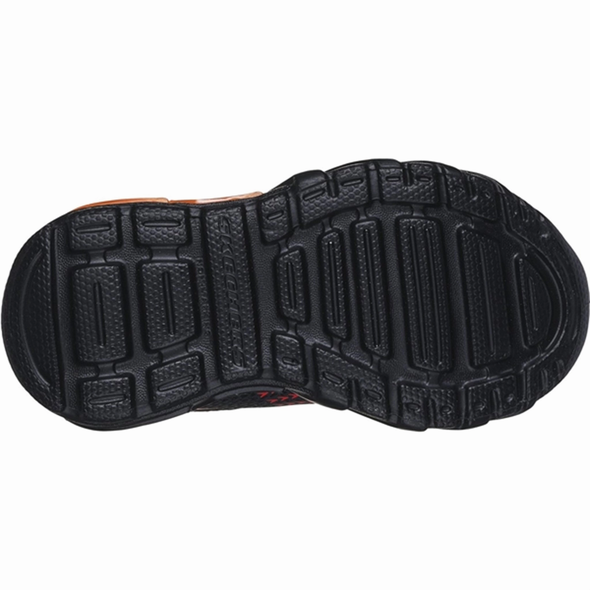 Skechers Boys Flex Glow Bolt Sneakers Black Red Lifestyle Architecture