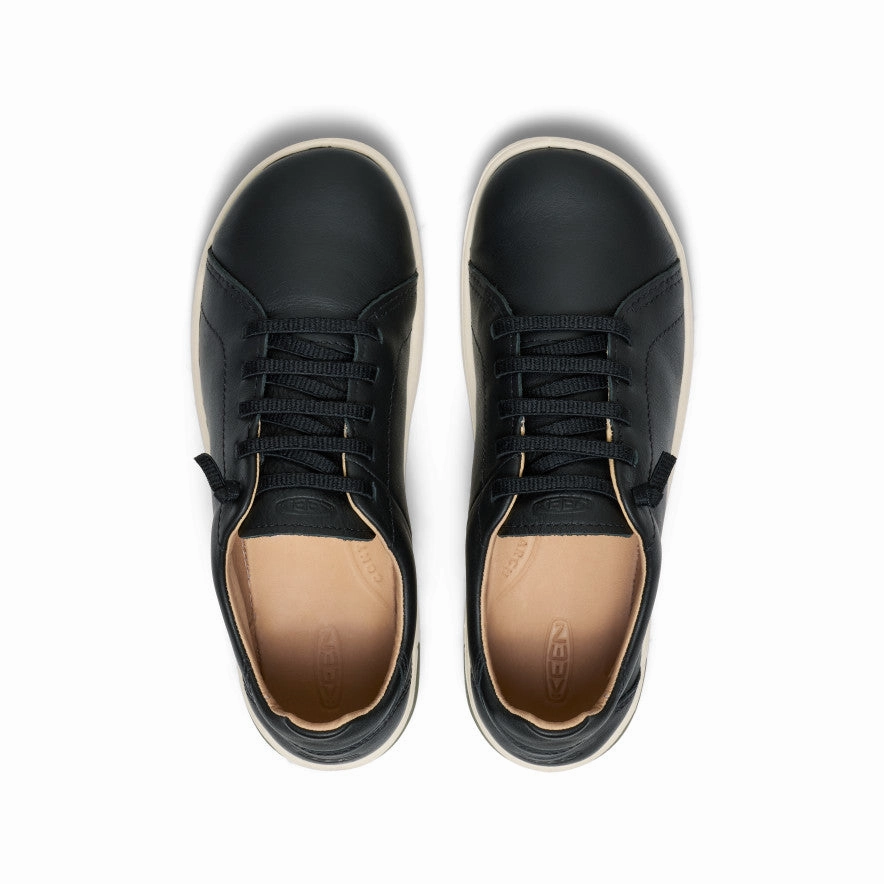 Wearable System Women'S Knx Leather Sneaker  |  Black/Star White